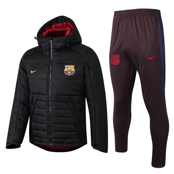 Chaqueta Abajo Barcelona Conjunto Completo 2019/20 Negro